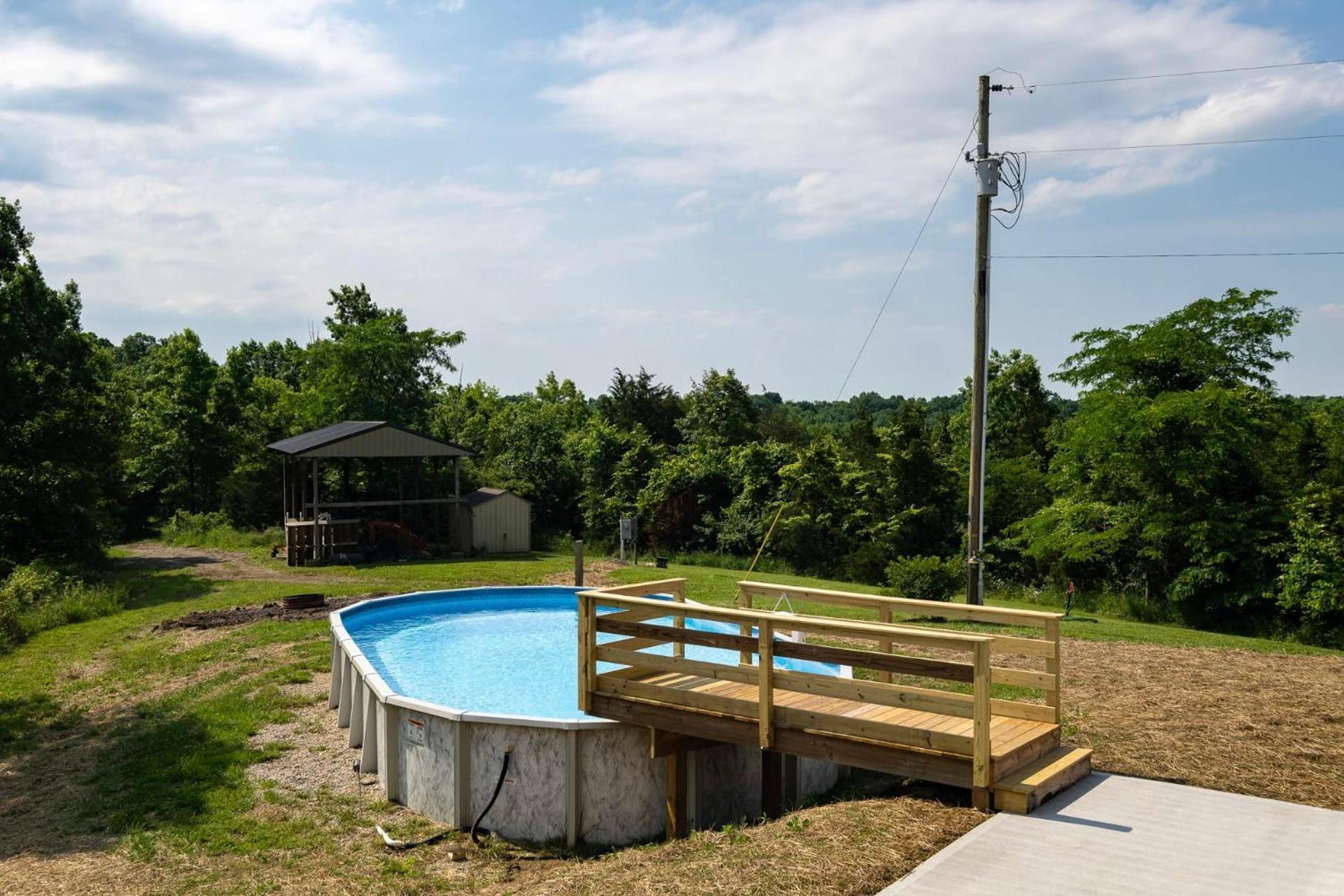 80 Acre Retreat With Pool - Minutes To Ark - Sleeps 15 Villa Williamstown Bagian luar foto